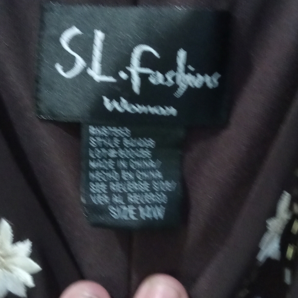 Brown dress size 14W - Picture 3 of 3